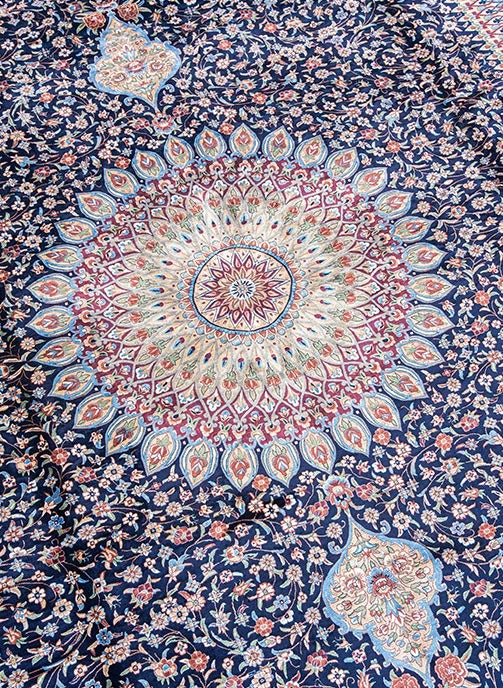 Silk Iranian Carpet 3*4 - SB005