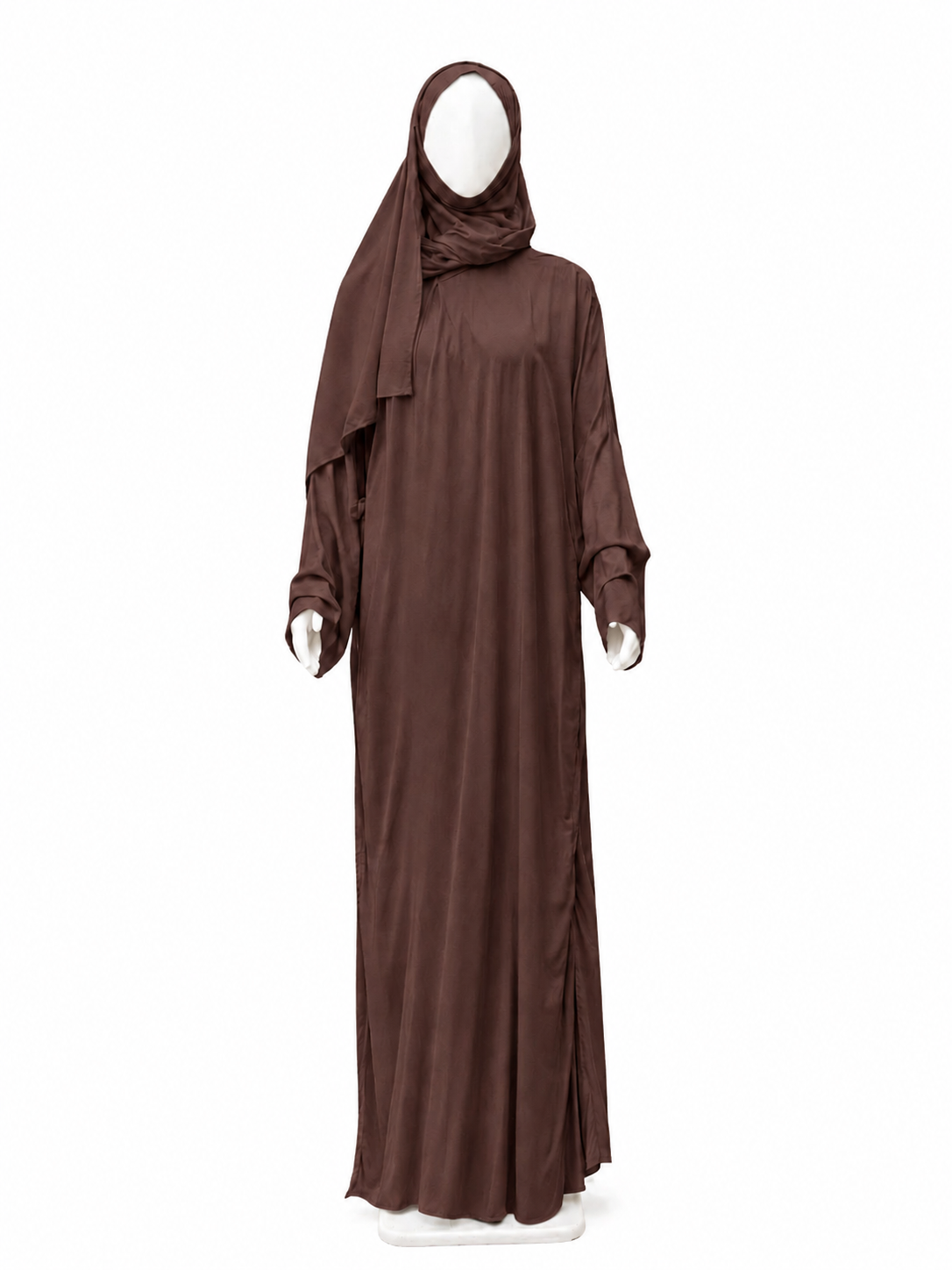Safa Turkish Cotton Prayer Dress - Light Peach