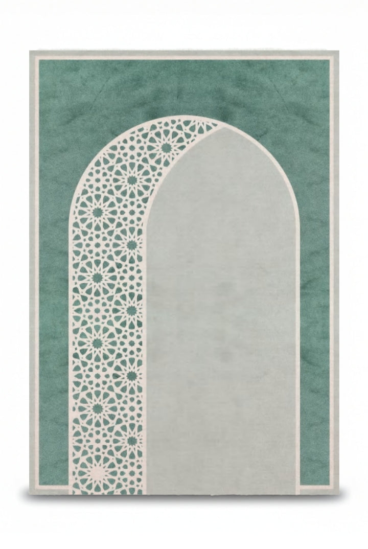 Lattice Arch (Sage) - Prayer Mat