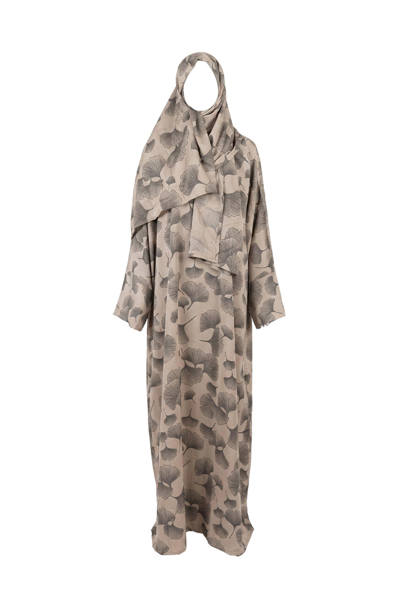 Dark Ivory Ginkgo - Prayer Dress