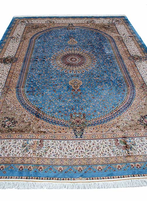 Silk Iranian Carpet 3*4 - SB007