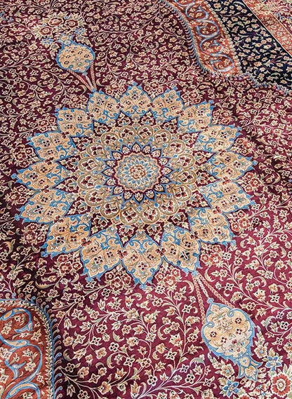 Silk Iranian Carpet 3*4 - SB014
