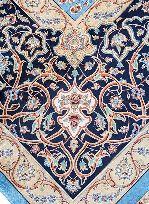 Silk Iranian Carpet 3*4 - SB015