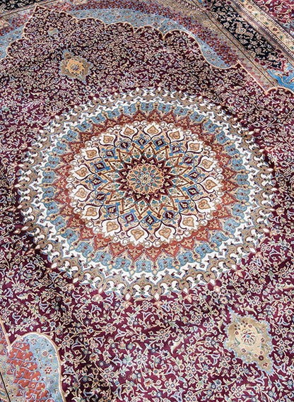 سجادة إيرانية حرير 3*4 - SB011