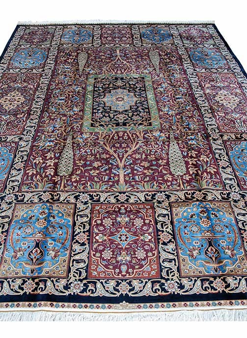 سجادة إيرانية حرير 3*4 - SB016