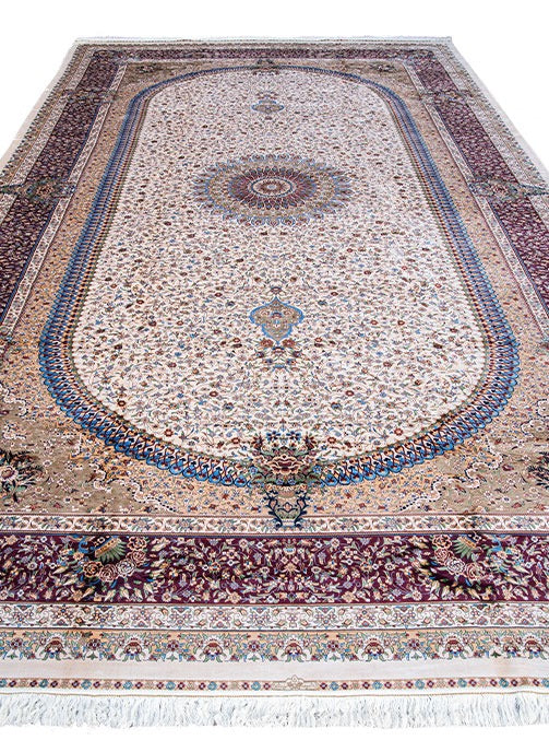 Share:        Silk Iranian Carpet 3*4 - SB002