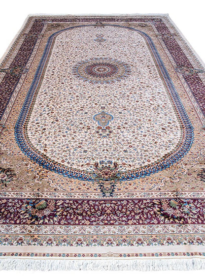 Share:        Silk Iranian Carpet 3*4 - SB002