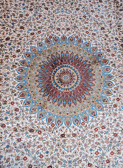 Share:        Silk Iranian Carpet 3*4 - SB002