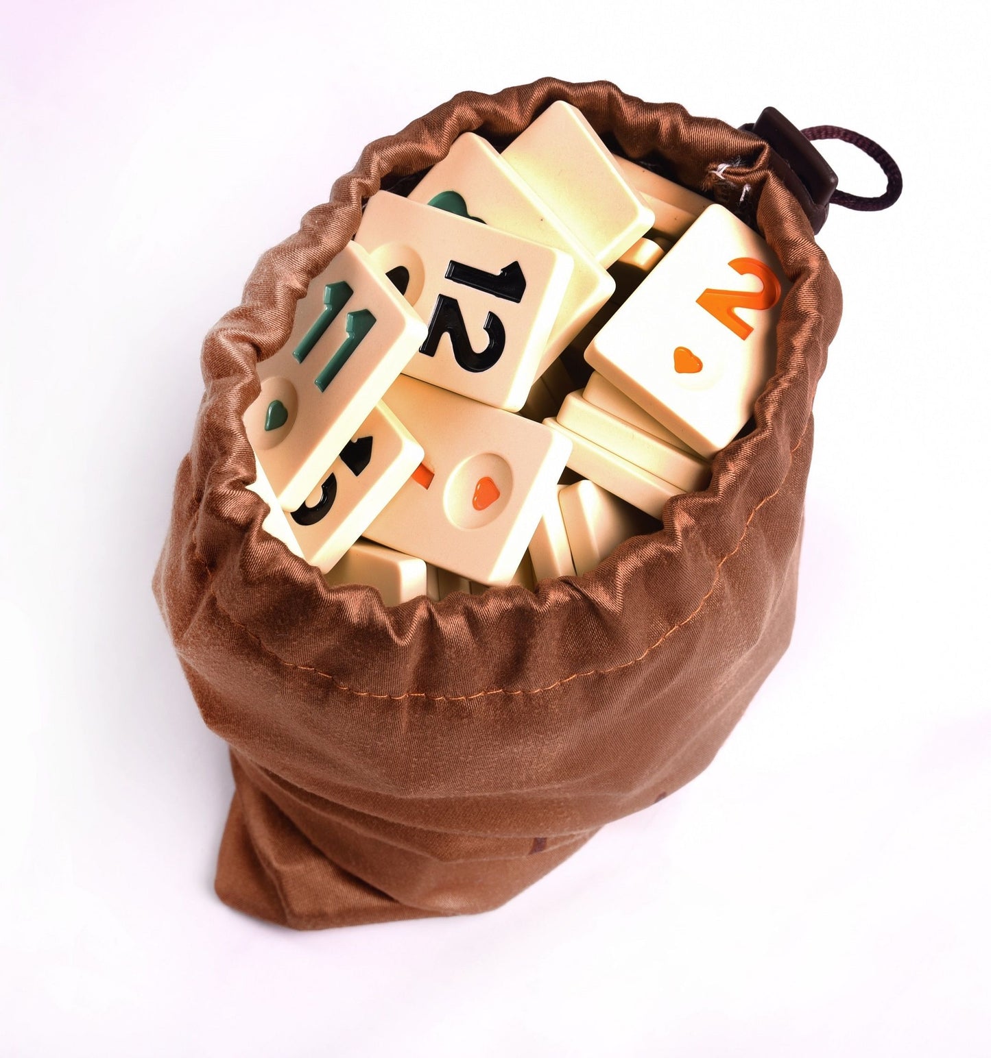 Wooden Oval Rummy Board Game Set