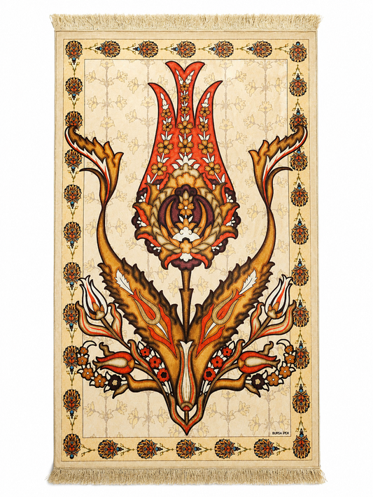 Anatolian Tulip prayer mat from Masra