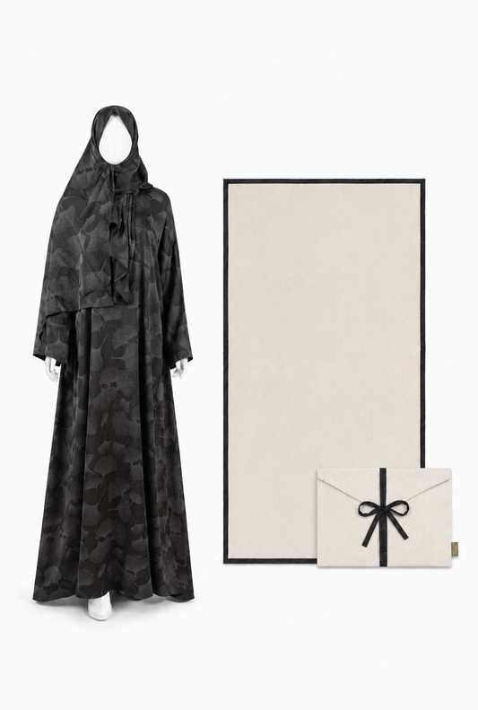 Charcoal Ginkgo - Prayer Dress