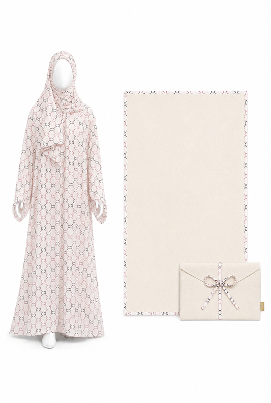Crescent Link Ivory Non-Iron Fabric - Prayer Dress (Set of 3)