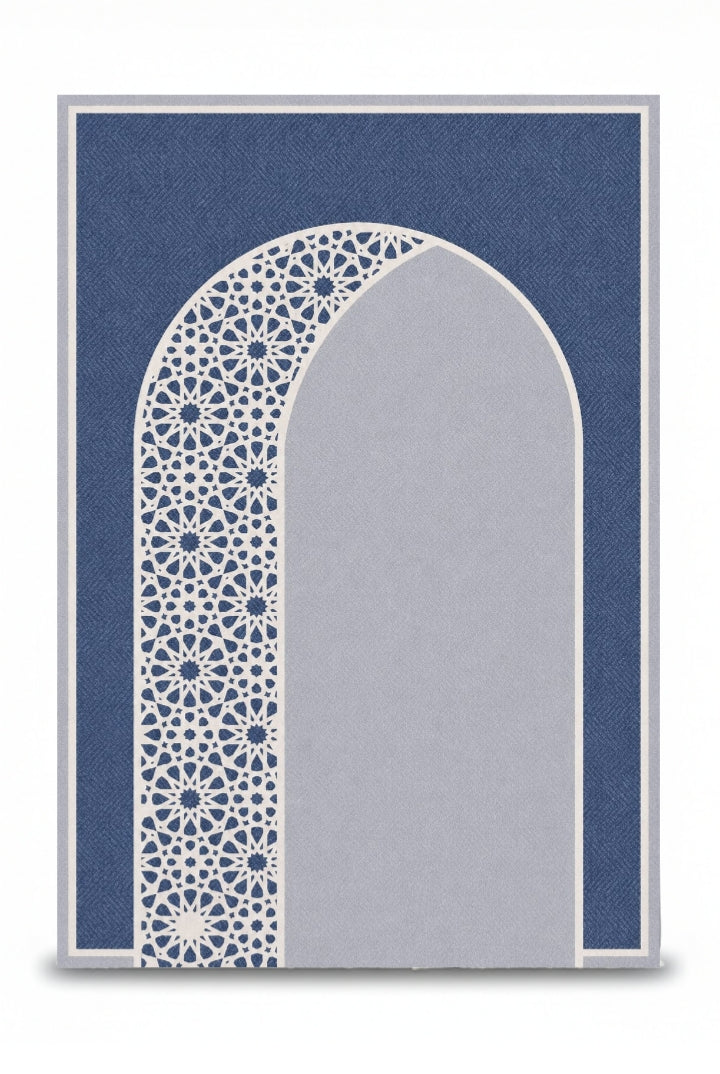 Lattice Arch (Midnight Blue) - Prayer Mat