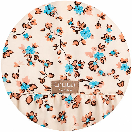 Peach and Azure Bloom - Prayer Dress (Set of 3)