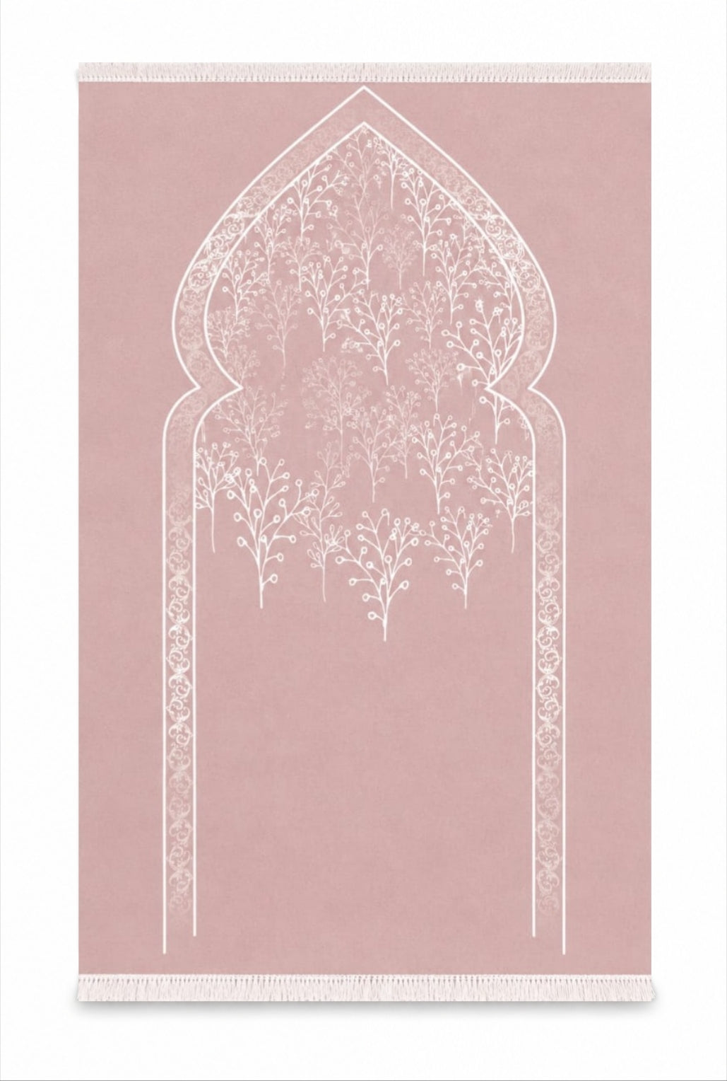 Blush Lace Arch - Velvet Prayer Mat