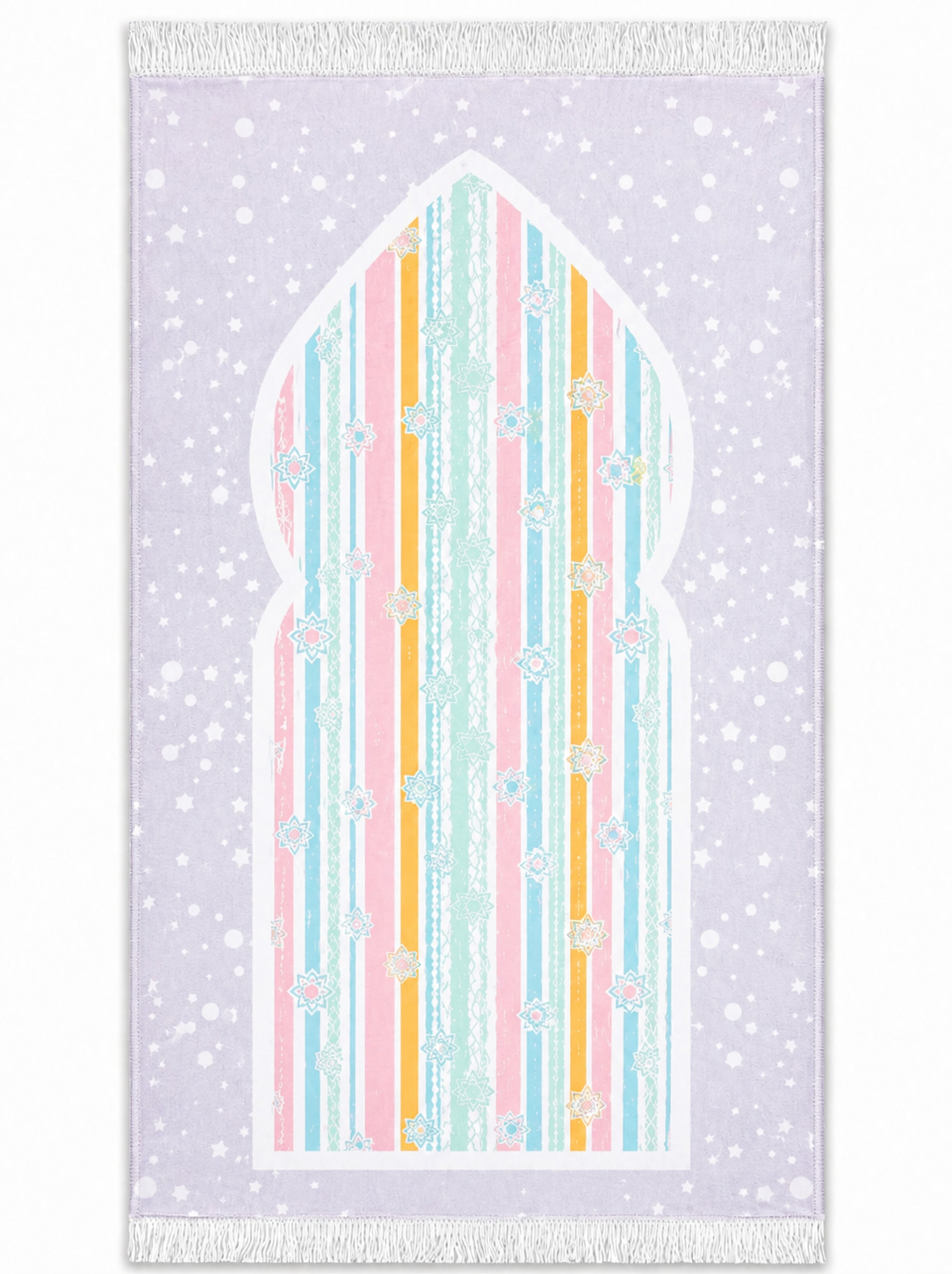 Pastel Rainbow Arch Kids Prayer Mat