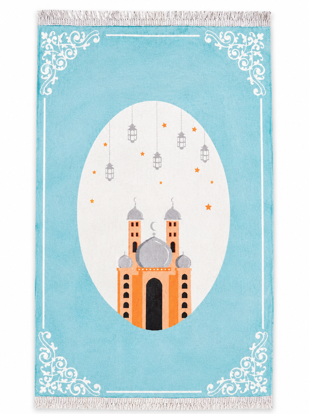 Peaceful Minaret Kids Prayer Mat