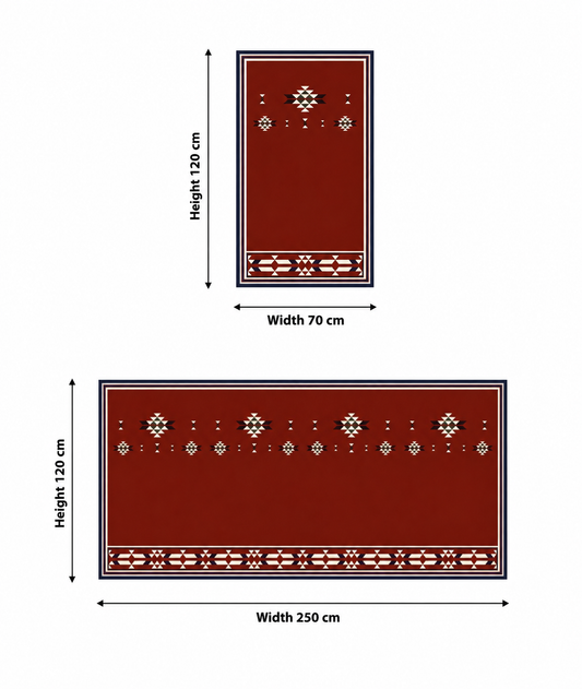 Luxurious Velvet Prayer Mat for 5 Person (Ds10)