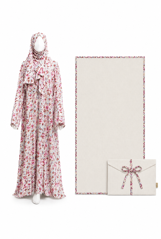 Burgundy Garden - Prayer Dress (Set of 3)
