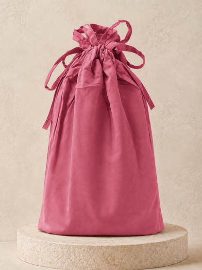 Safa Turkish Cotton Prayer Dress - Dark Pink